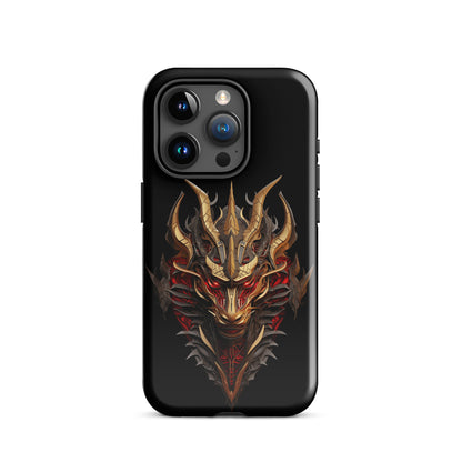 Coque d'iPhone® rigide "Dragon d'Or"