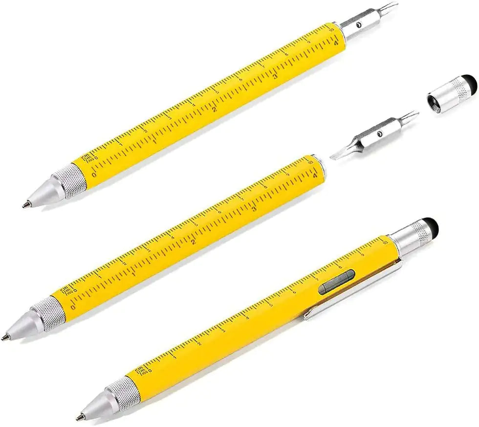 Stylo multifonction polyvalent 6 en 1